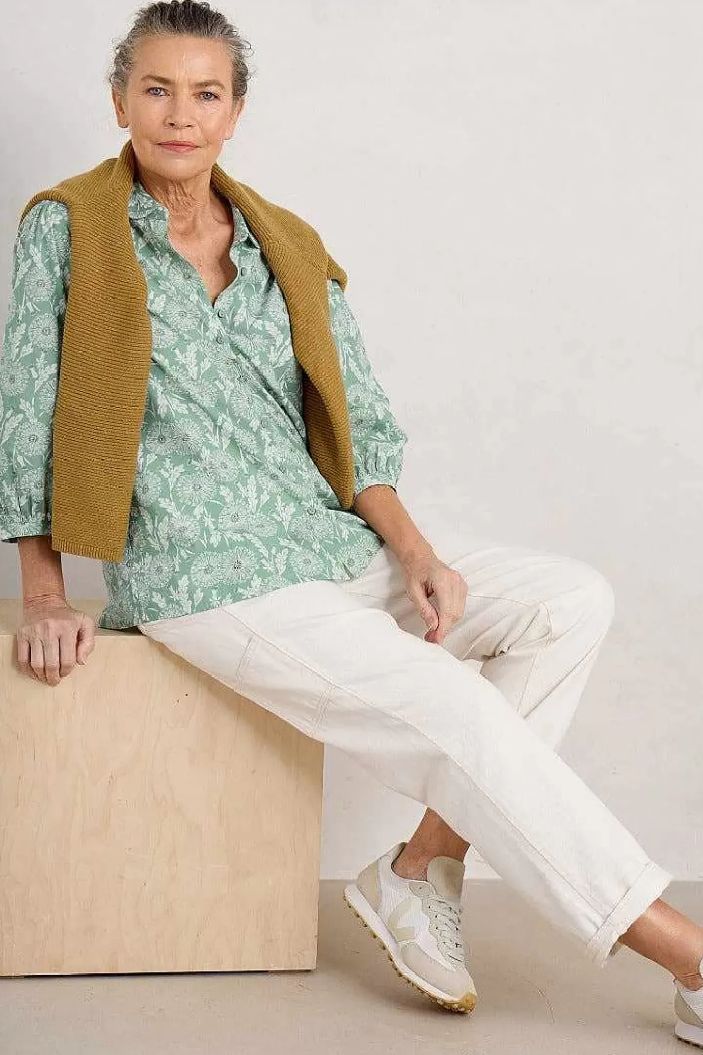 Seasalt Cornwall Hope Cottage Organic Cotton Blouse<Women Tops