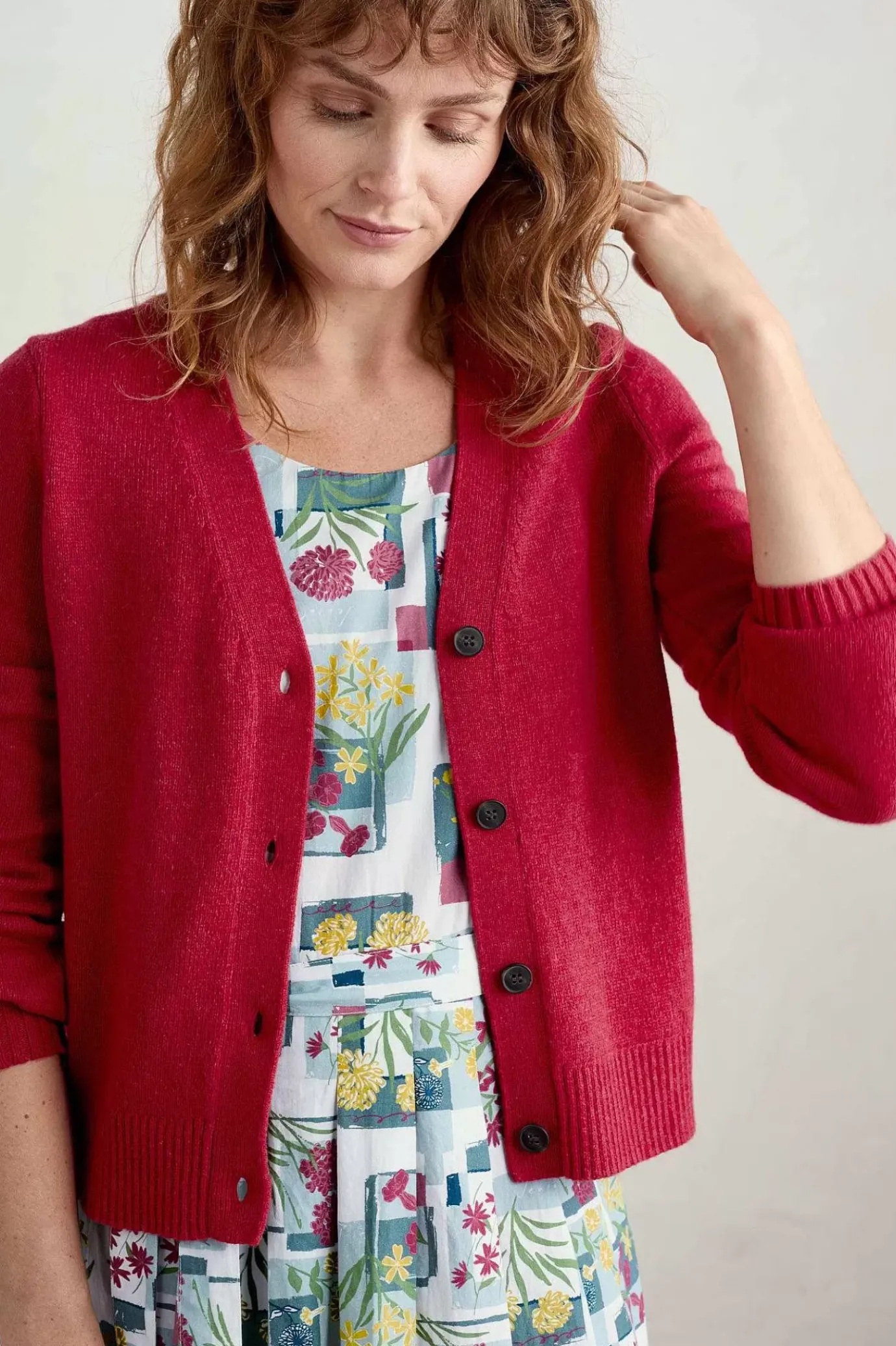 Seasalt Cornwall Lambe Creek V-Neck Cardigan<Women Knitwear