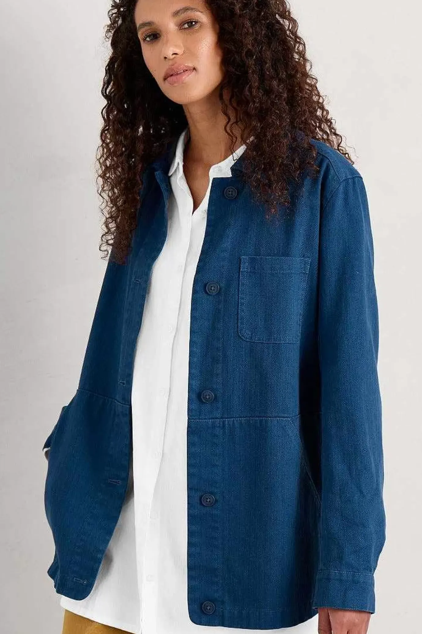 Seasalt Cornwall Lavant Mor Organic Cotton Shirt<Women Tops