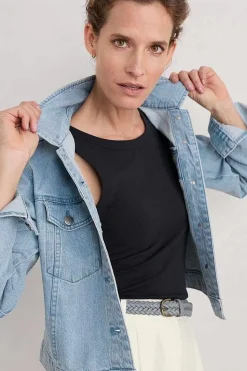 Seasalt Cornwall Levan Well Denim Jacket<Women Coats & Jackets
