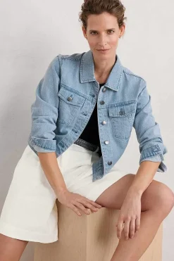 Seasalt Cornwall Levan Well Denim Jacket<Women Coats & Jackets