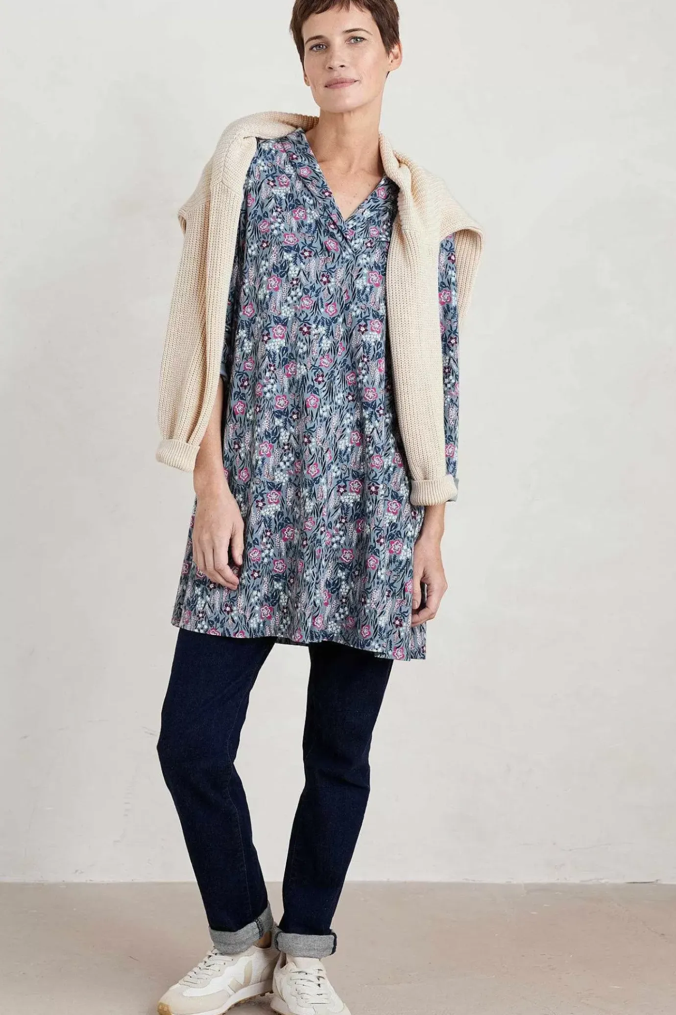 Seasalt Cornwall Long Sight Jersey Tunic<Women Tunics