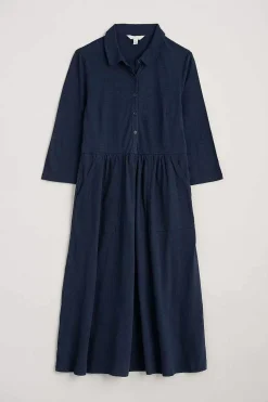 Seasalt Cornwall Mainland Jersey Midi Shirt Dress (Gots)<Women Dresses