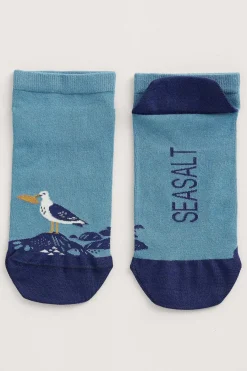 Seasalt Cornwall Men's Arty Trainer Socks<Men Socks