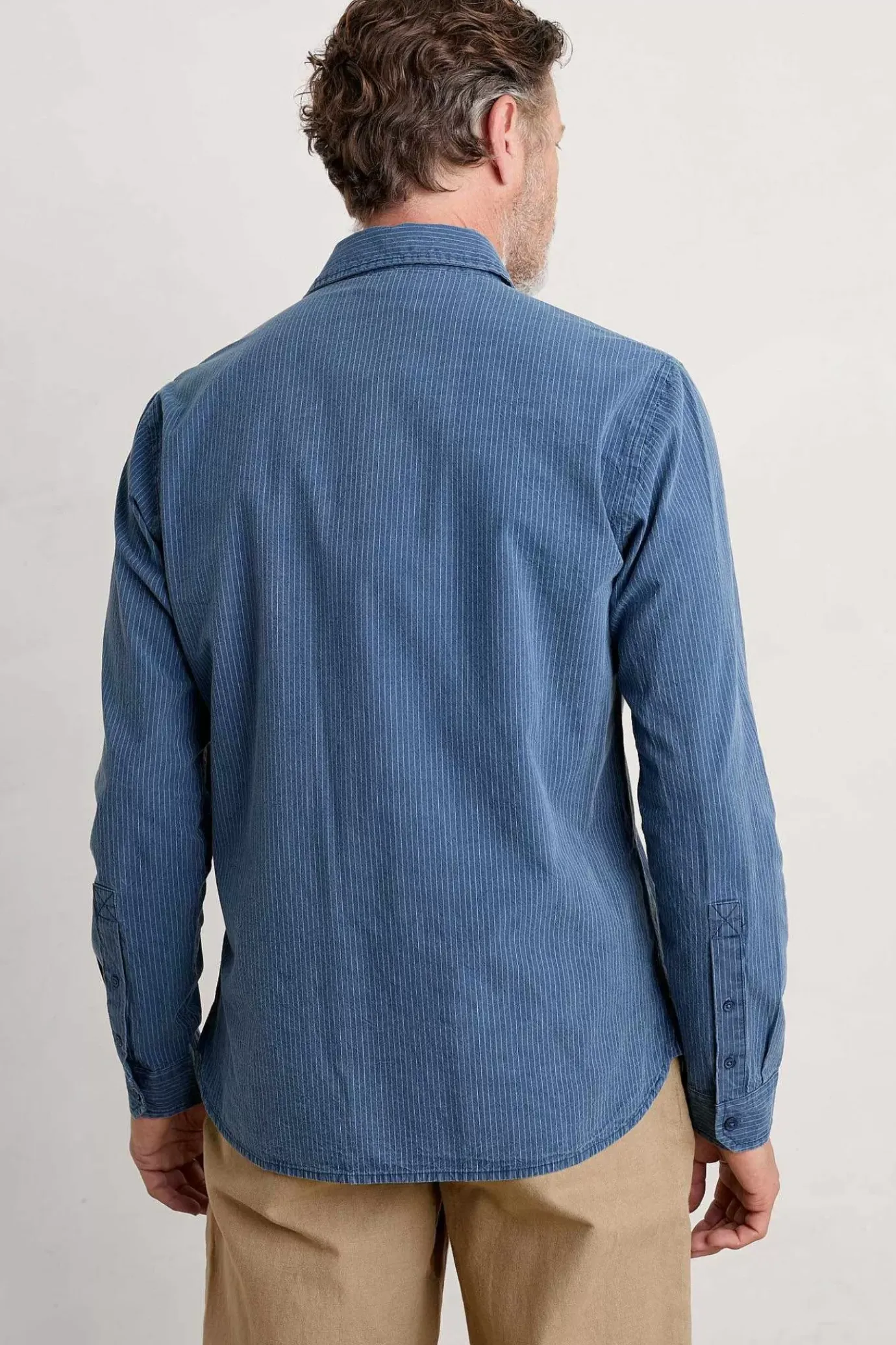 Seasalt Cornwall Men's Ayre Organic Cotton Shirt<Men Tops & T-Shirts