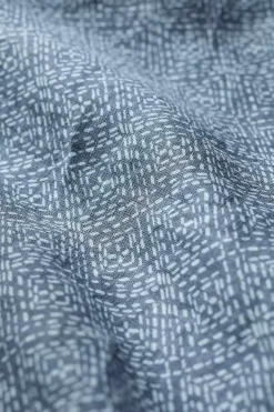 Seasalt Cornwall Men's Blue Heron Printed Short Sleeve Shirt<Men Tops & T-Shirts