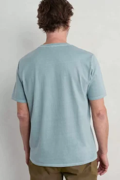 Seasalt Cornwall Men's Carreck Pigment-Dyed T-Shirt<Men Tops & T-Shirts