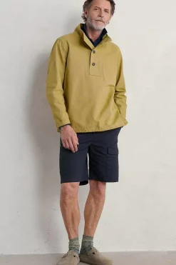 Seasalt Cornwall Men's Clay Stone Organic Cotton Pullover Smock<Men Tops & T-Shirts