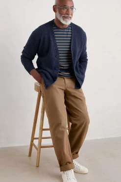 Seasalt Cornwall Men's Cleer Lambswool Blend Cardigan<Men Knitwear