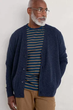 Seasalt Cornwall Men's Cleer Lambswool Blend Cardigan<Men Knitwear