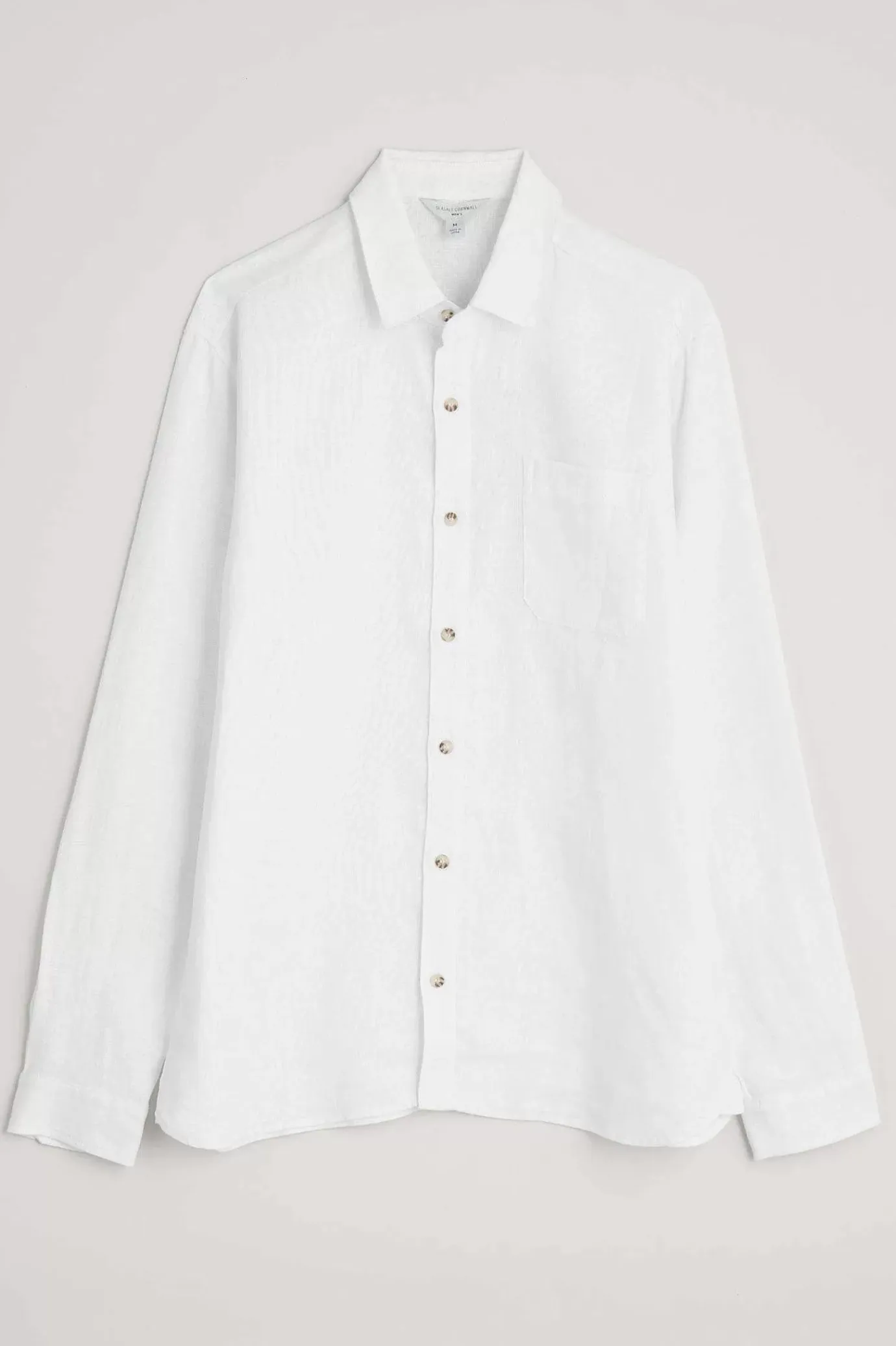 Seasalt Cornwall Men's Curator Linen Shirt<Men Tops & T-Shirts