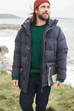 Seasalt Cornwall Men's Gatekeeper Waterproof Puffer Coat<Men Coats & Jackets