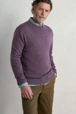 Seasalt Cornwall Men's Moorstone Knitted Organic Cotton Jumper<Men Knitwear