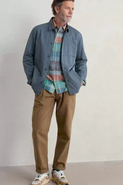 Seasalt Cornwall Men's Organic Cotton Canvas Tompot Jacket<Men Coats & Jackets