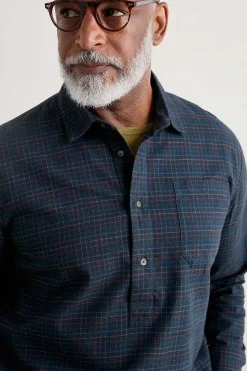 Seasalt Cornwall Men's Organic Cotton Thomas Street Shirt<Men Tops & T-Shirts