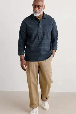 Seasalt Cornwall Men's Organic Cotton Thomas Street Shirt<Men Tops & T-Shirts