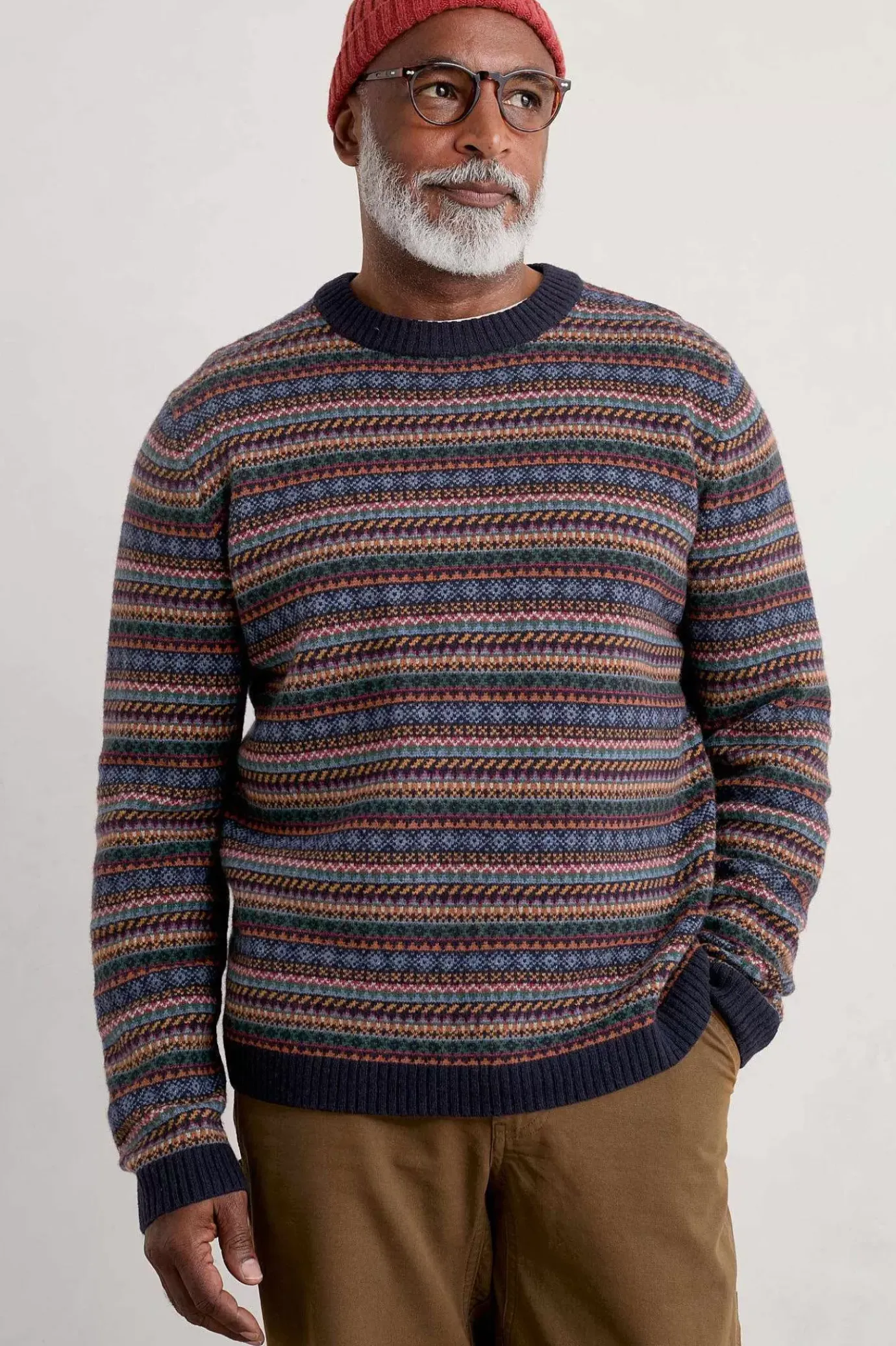 Seasalt Cornwall Men's Polventon Fair Isle Jumper<Men Knitwear