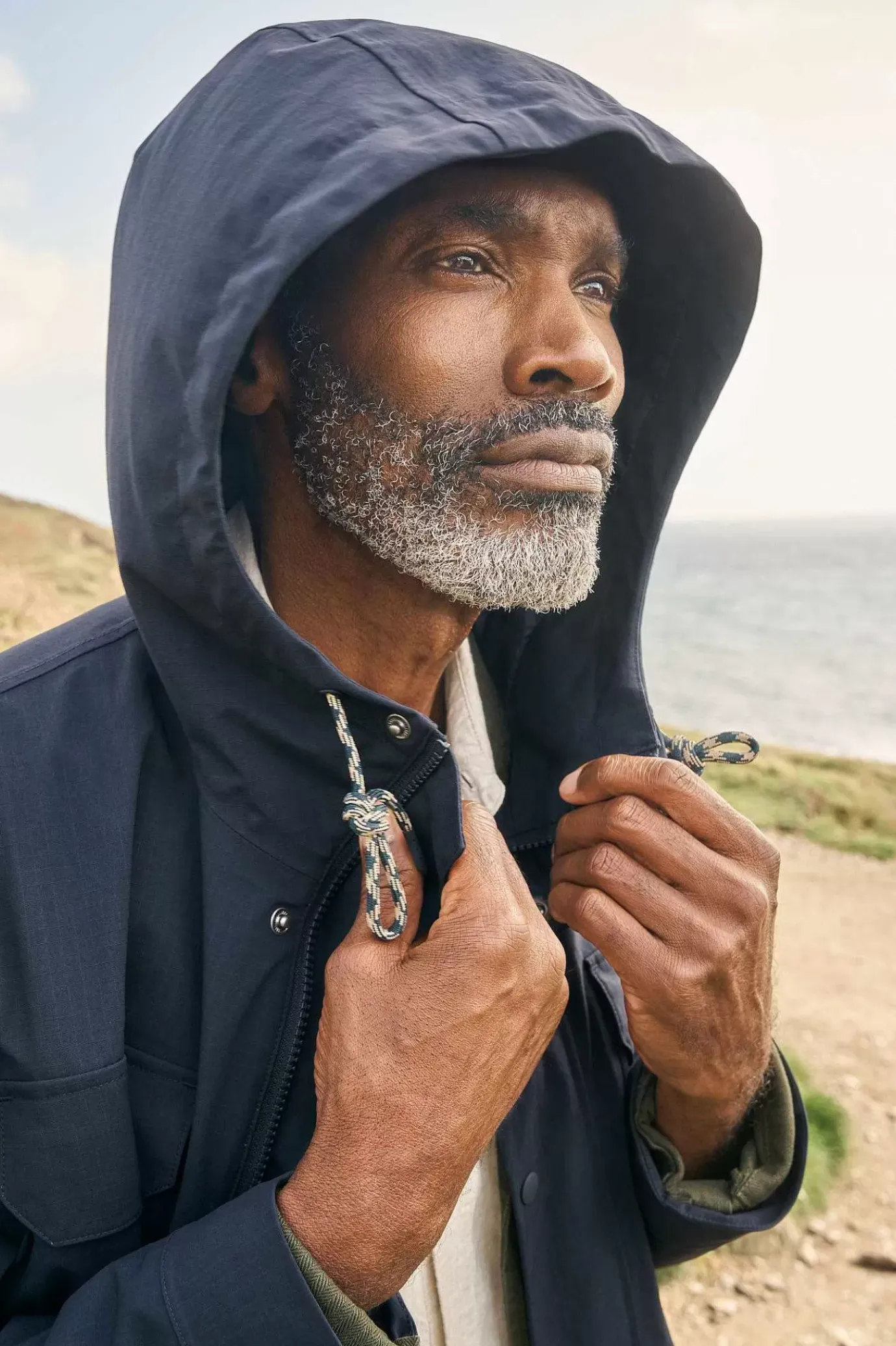 Seasalt Cornwall Men's Porthcurno Waterproof Jacket<Men Coats & Jackets