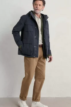 Seasalt Cornwall Men's Porthcurno Waterproof Jacket<Men Coats & Jackets
