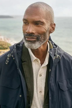 Seasalt Cornwall Men's Porthcurno Waterproof Jacket<Men Coats & Jackets