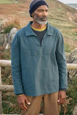 Seasalt Cornwall Men's Sidestone Cotton Canvas Smock<Men Tops & T-Shirts