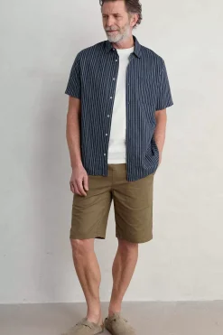 Seasalt Cornwall Men's Skylight Cave Short Sleeve Shirt<Men Shirts