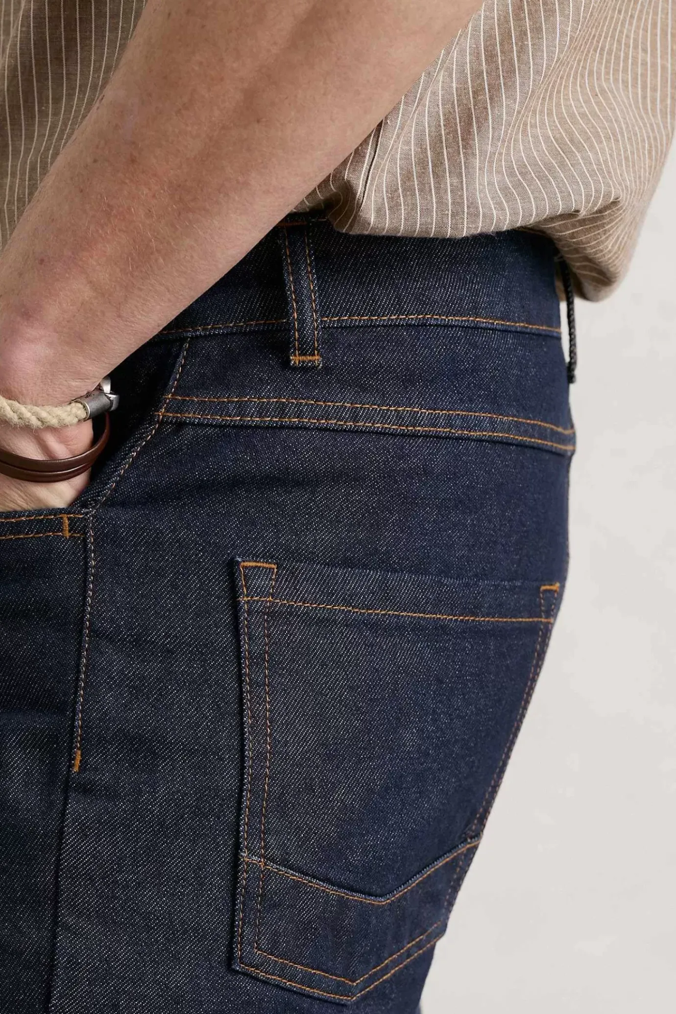 Seasalt Cornwall Men's Steersman Organic Cotton Straight Leg Jeans<Men Trousers & Shorts