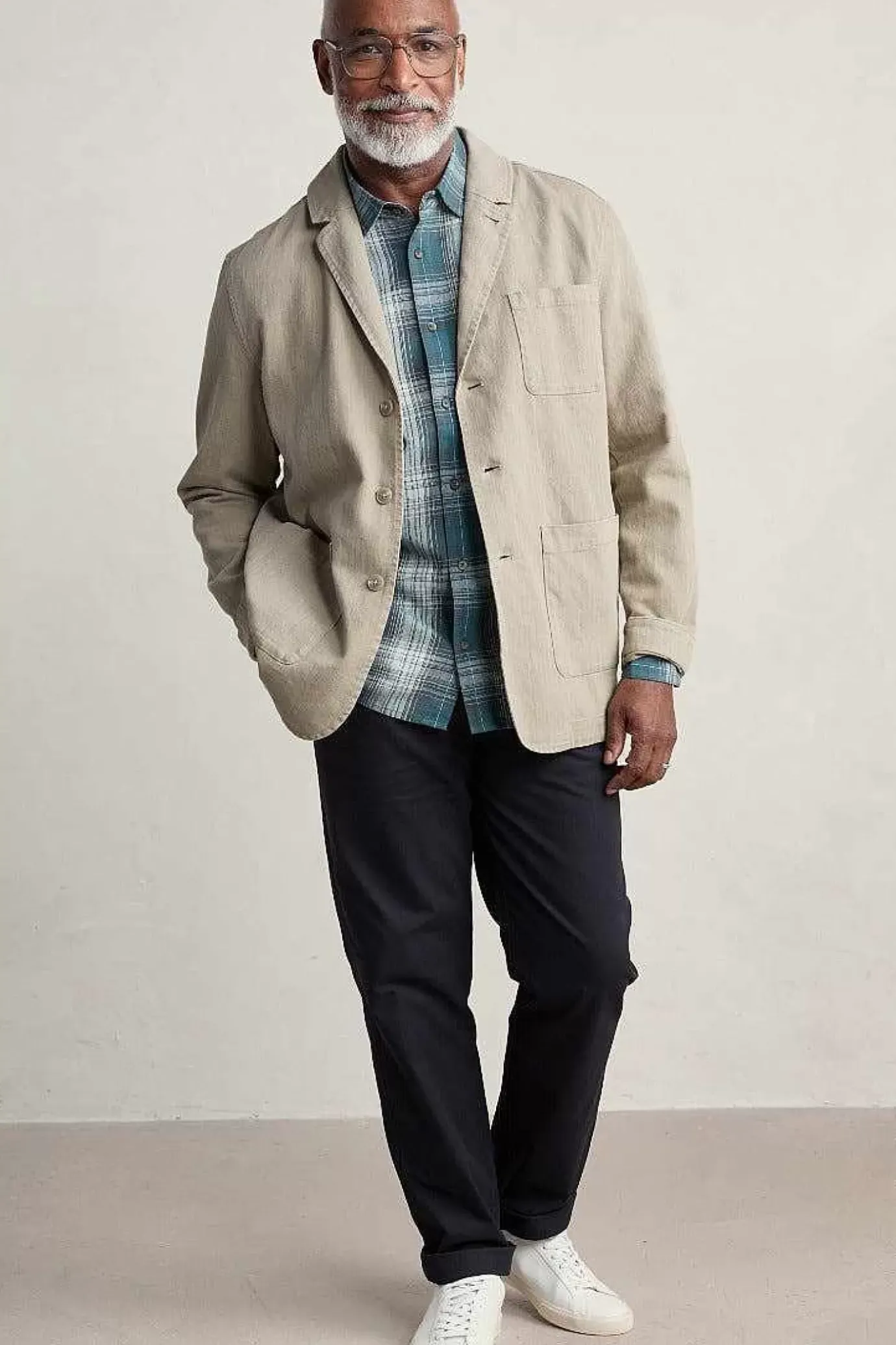 Seasalt Cornwall Men's Stonework Organic Cotton Shirt<Men Shirts