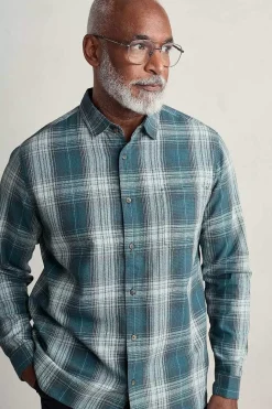 Seasalt Cornwall Men's Stonework Organic Cotton Shirt<Men Shirts