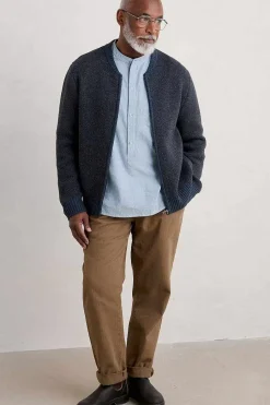 Seasalt Cornwall Men's Thresher Knitted Cardigan<Men Knitwear