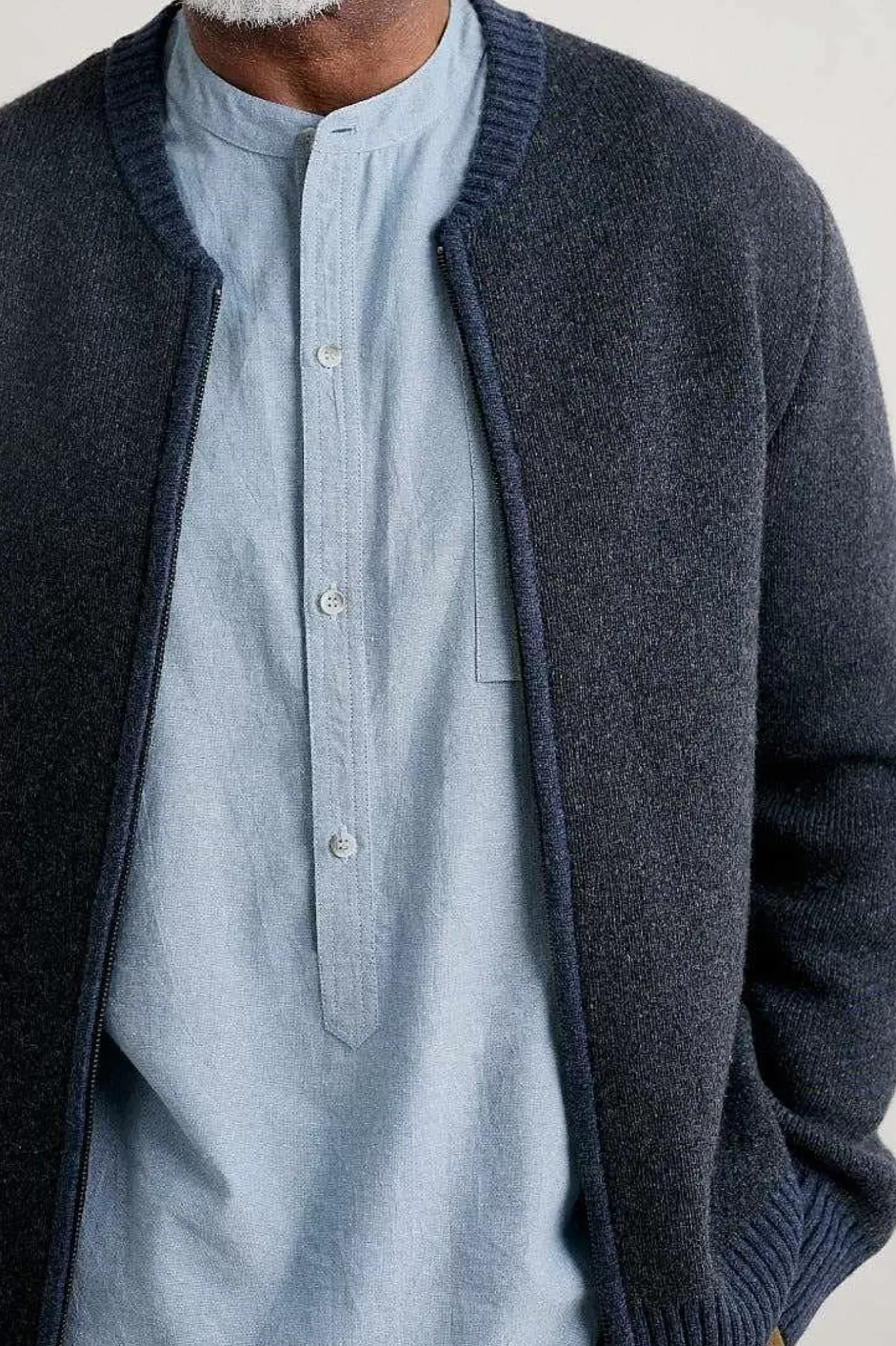 Seasalt Cornwall Men's Thresher Knitted Cardigan<Men Knitwear