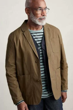 Seasalt Cornwall Men's Towen Organic Cotton Blazer<Men Coats & Jackets