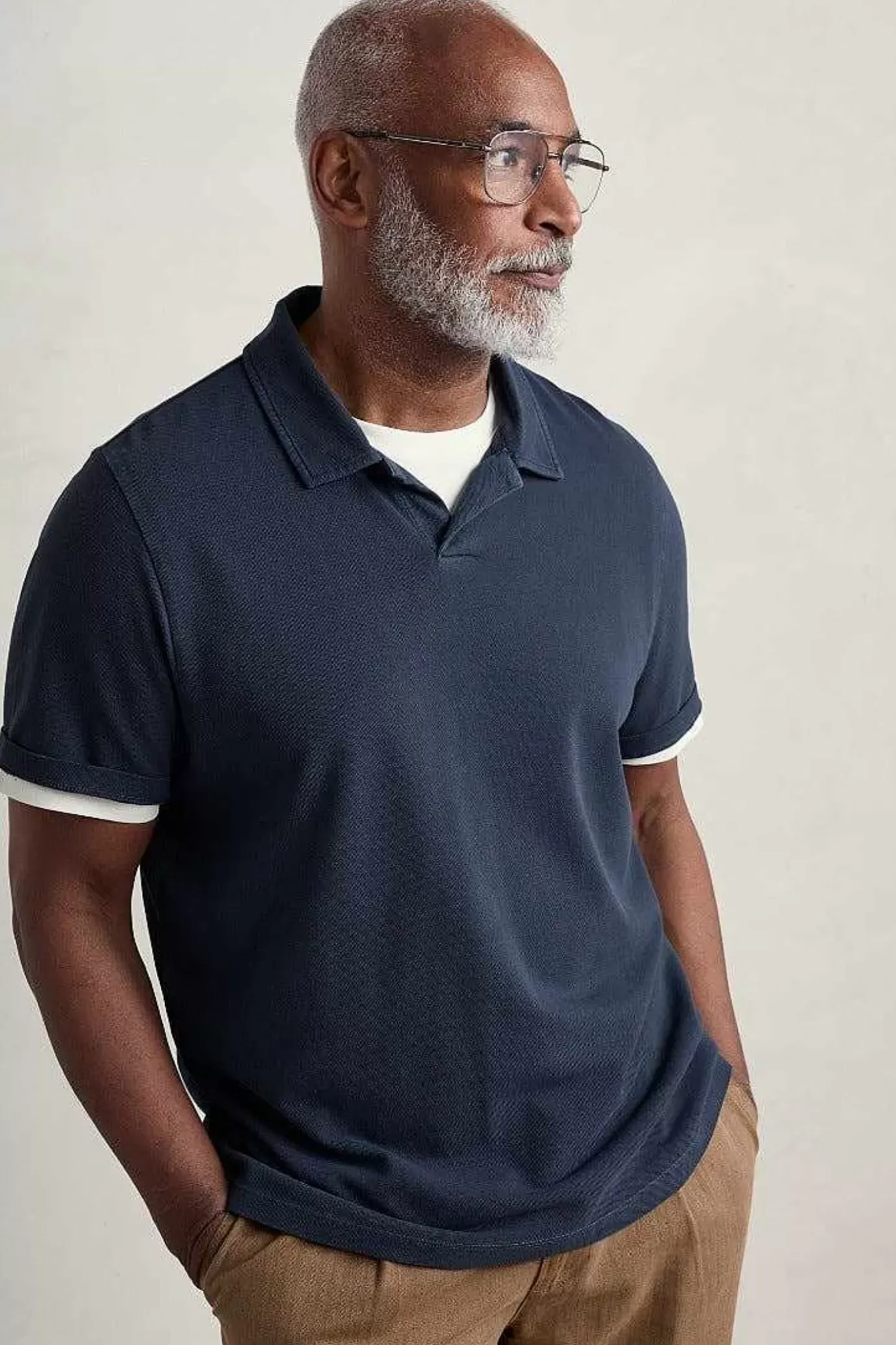 Seasalt Cornwall Men's Treve Organic Cotton Polo<Men Tops & T-Shirts