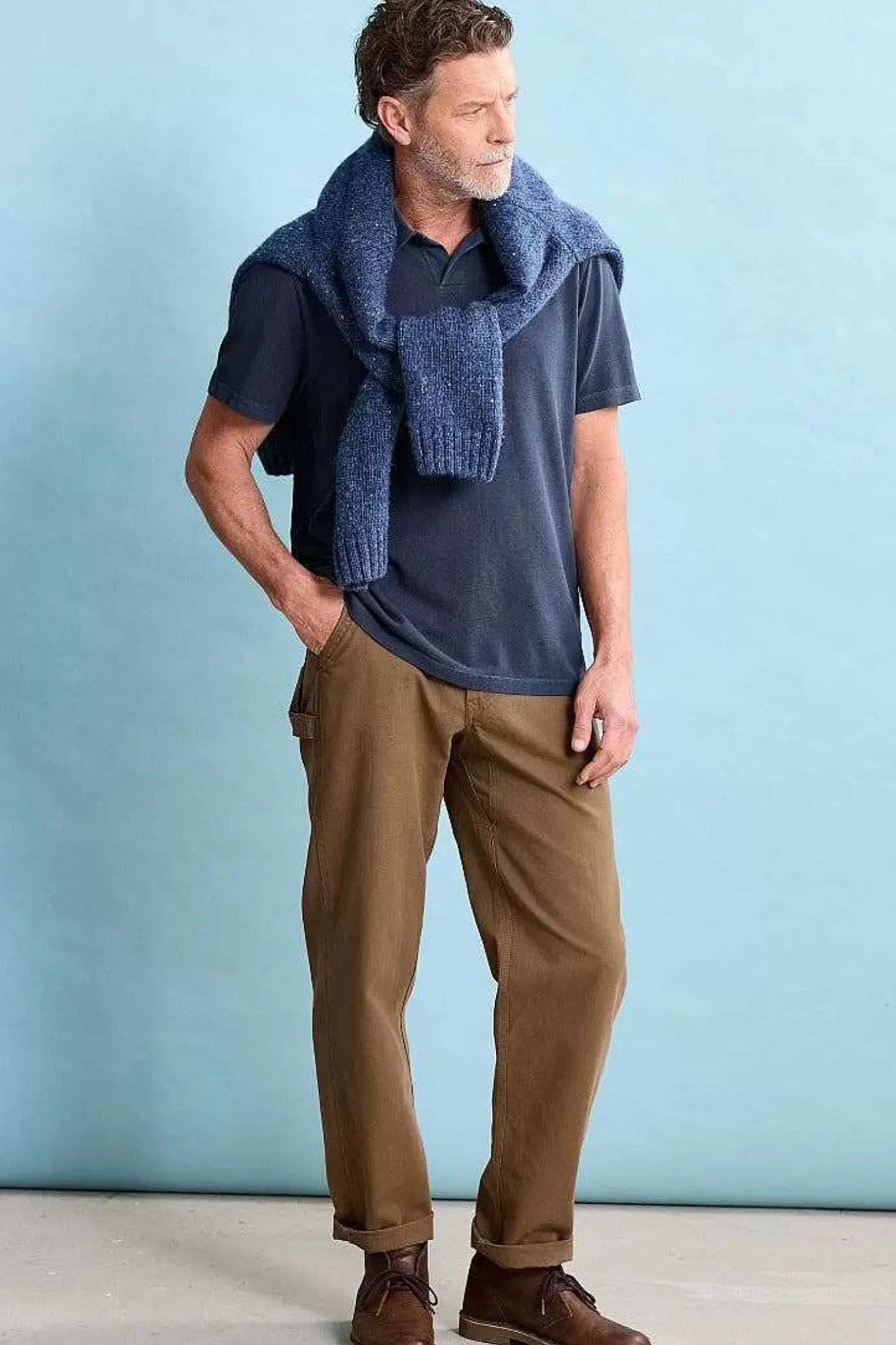 Seasalt Cornwall Men's Treve Organic Cotton Polo<Men Tops & T-Shirts