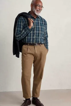 Seasalt Cornwall Men's Tristan Organic Cotton Shirt<Men Tops & T-Shirts