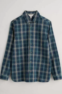 Seasalt Cornwall Men's Tristan Organic Cotton Shirt<Men Tops & T-Shirts