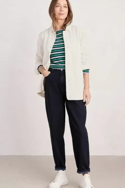 Seasalt Cornwall Nancothan Long Organic Cotton Jacket<Women Coats & Jackets