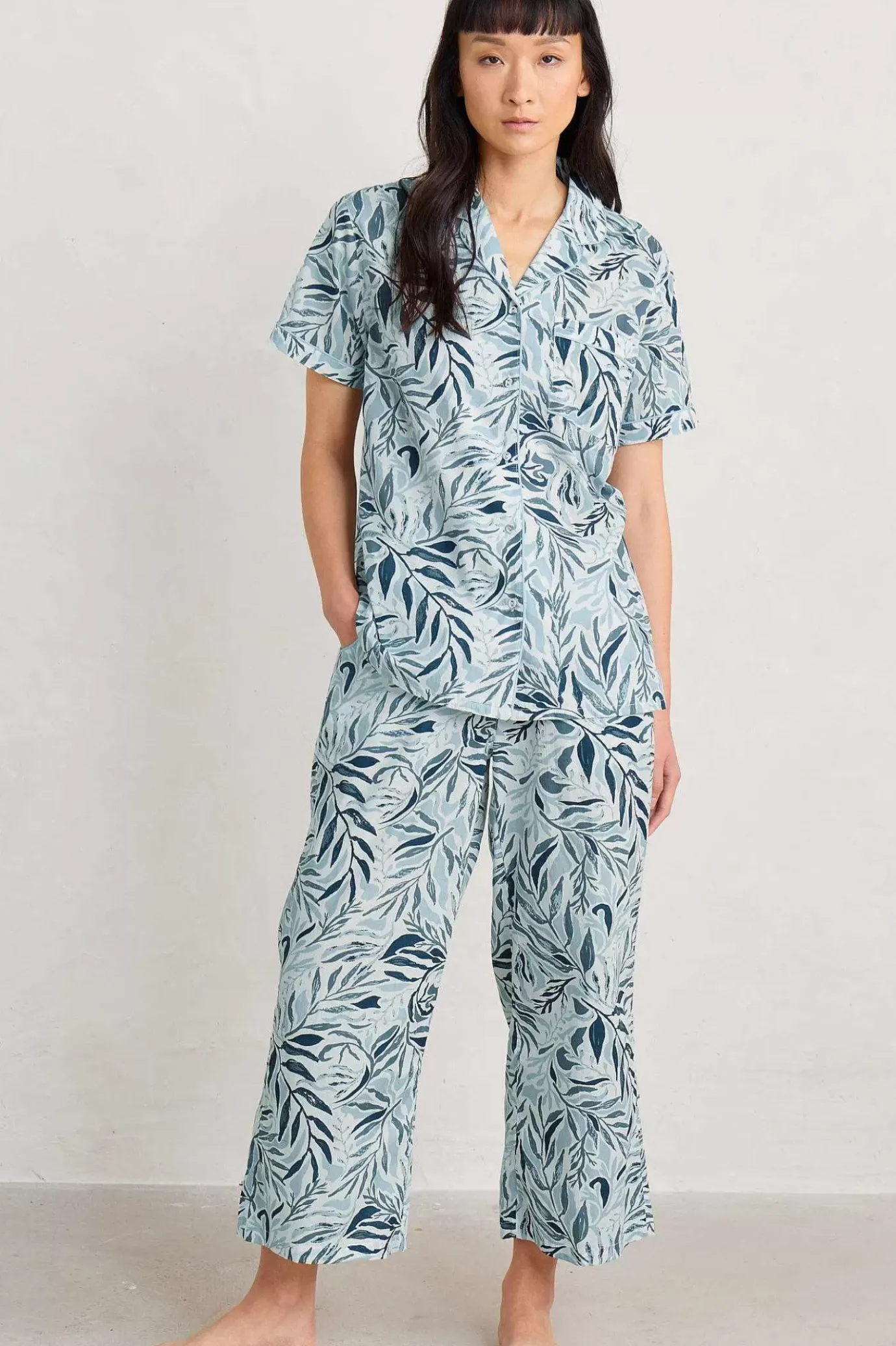 Seasalt Cornwall Nesting Bird Short Sleeve Pyjamas<Women Nightwear