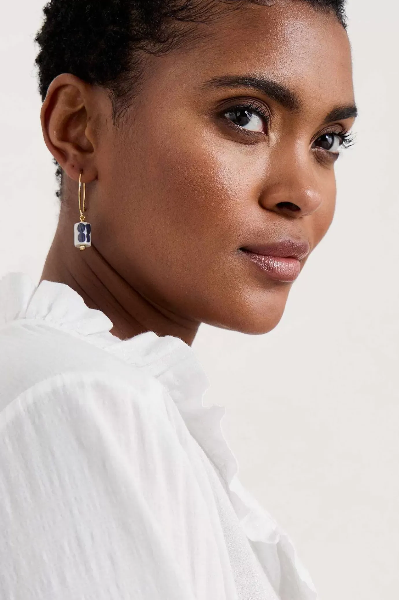 Seasalt Cornwall Noon Moor Ceramic Bead Drop Earrings<Women Jewellery