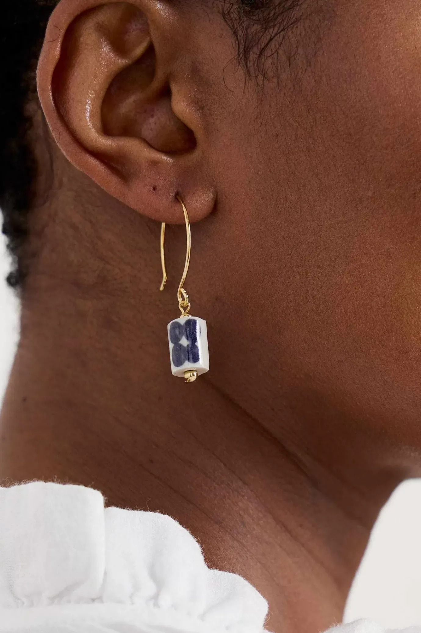 Seasalt Cornwall Noon Moor Ceramic Bead Drop Earrings<Women Jewellery