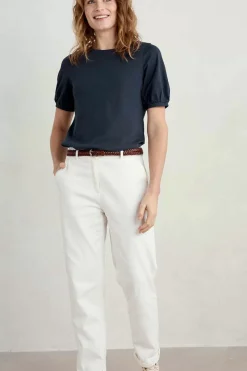Seasalt Cornwall Oleander Blouson Sleeve T-Shirt (Gots)<Women Tops