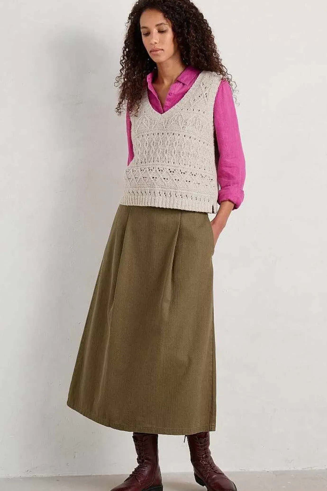 Seasalt Cornwall Penjerrick Midi Skirt<Women Skirts