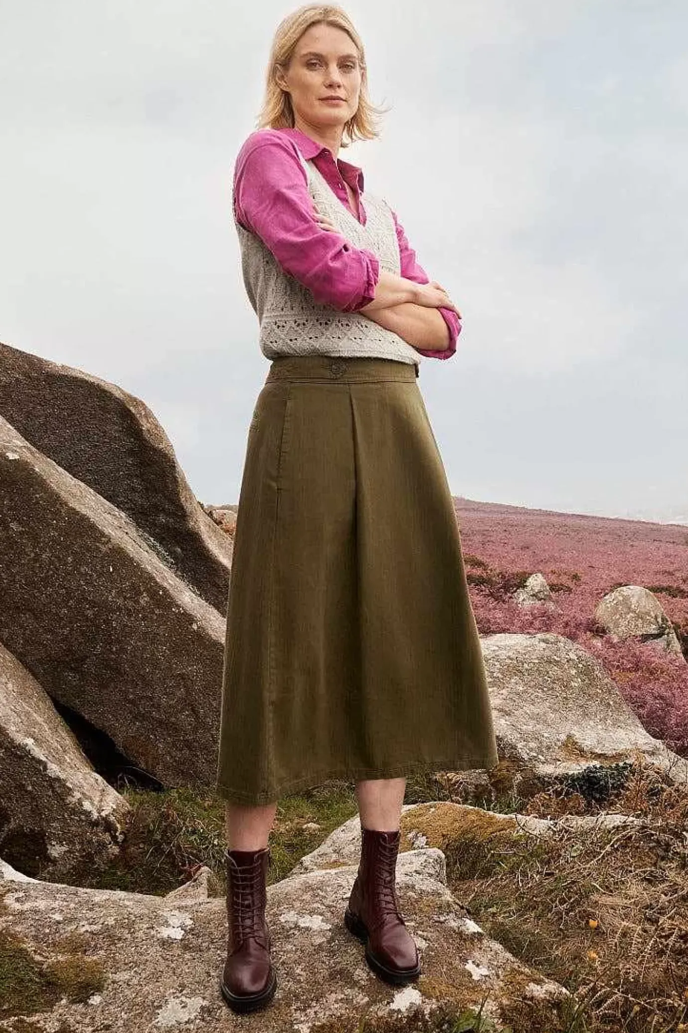 Seasalt Cornwall Penjerrick Midi Skirt<Women Skirts