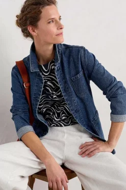 Seasalt Cornwall Poisson Jersey Top (Gots)<Women Tops