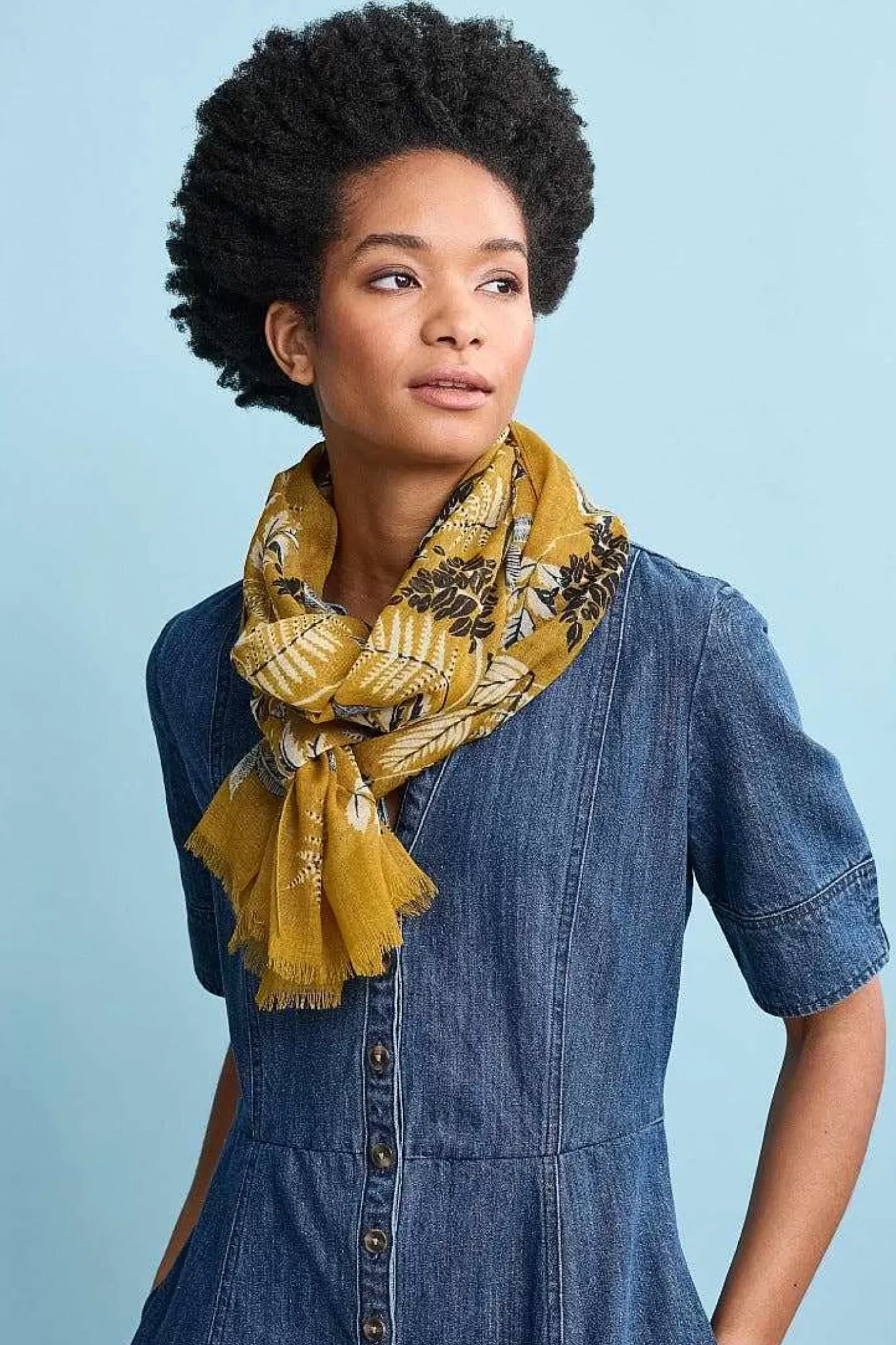 Seasalt Cornwall Pretty Printed Scarf<Women Scarves & Shawls