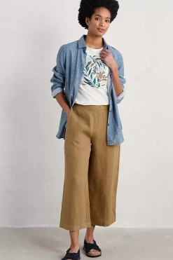 Seasalt Cornwall Printing Ink Organic Cotton T-Shirt<Women Tops