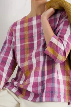 Seasalt Cornwall Riding High Checked Top<Women Tops