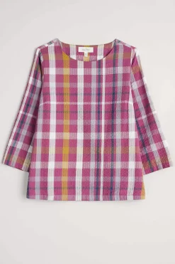Seasalt Cornwall Riding High Checked Top<Women Tops