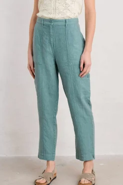 Seasalt Cornwall Rock Pipit Linen Trousers<Women Trousers & Shorts