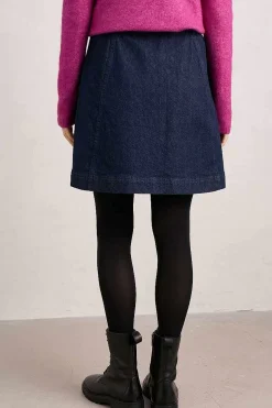 Seasalt Cornwall Rolling Sands Denim Skirt<Women Skirts